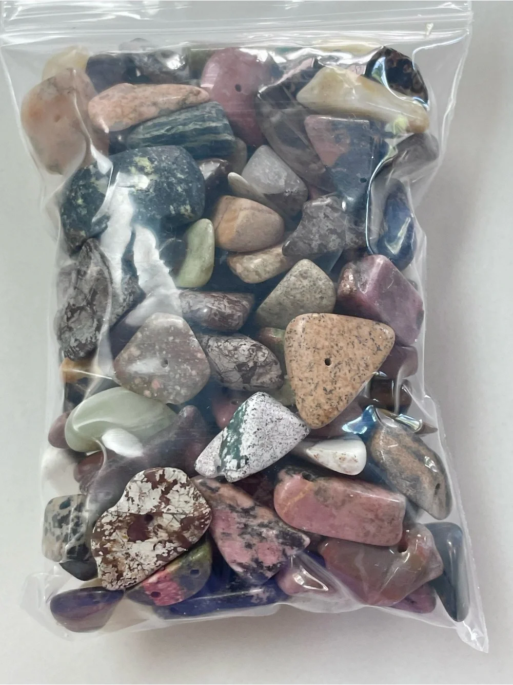 LOT of Natural Stones Beads for Jewelry Making (1lb 10oz)